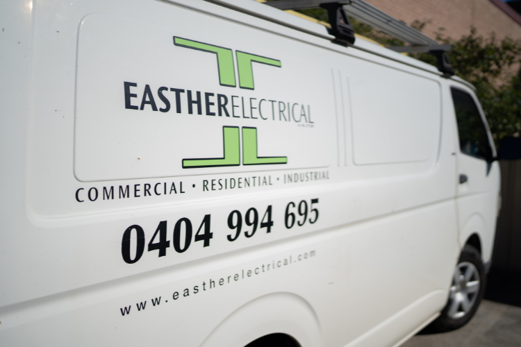 Easther Electrical ceiling fan installation work vehicle.