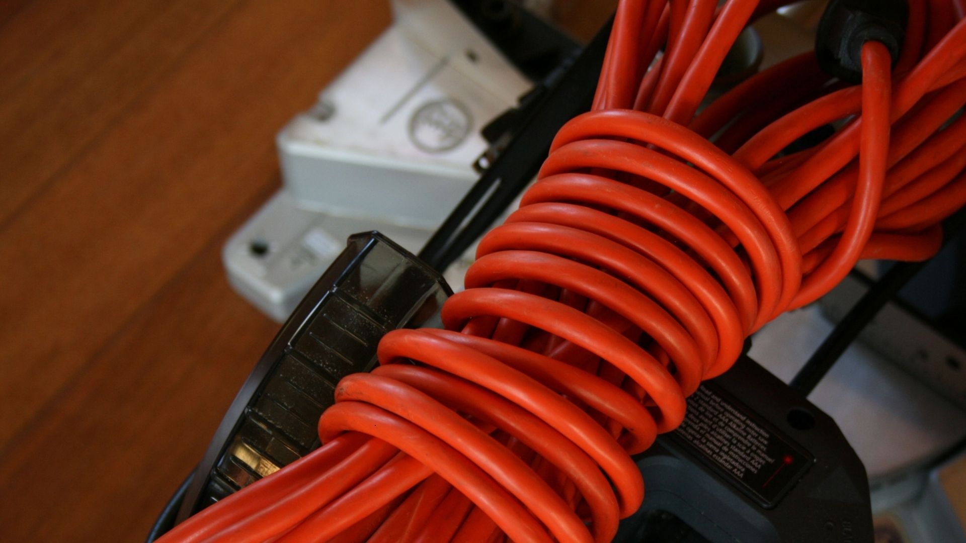 extension cord on a generator