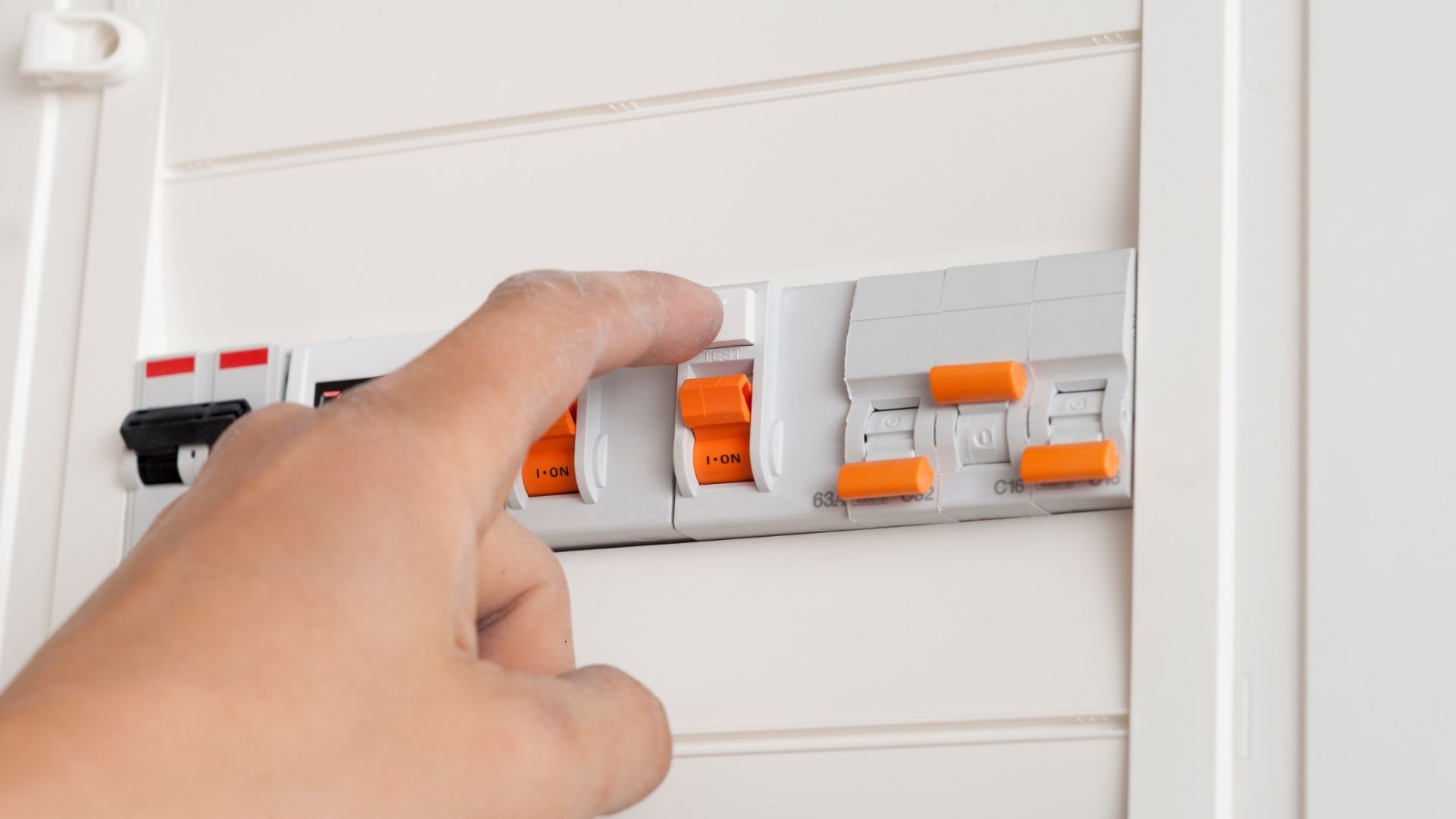 turning on a safety switch