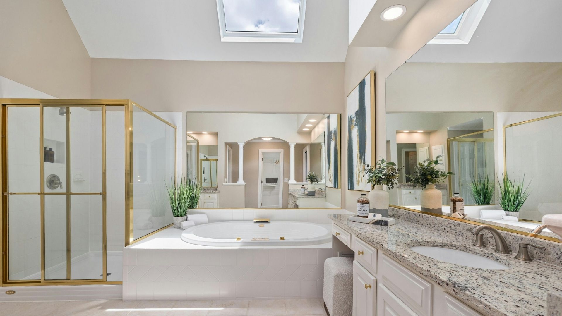 natural light in bathroom